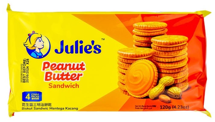 줄리스 피넛버터 샌드위치 120g